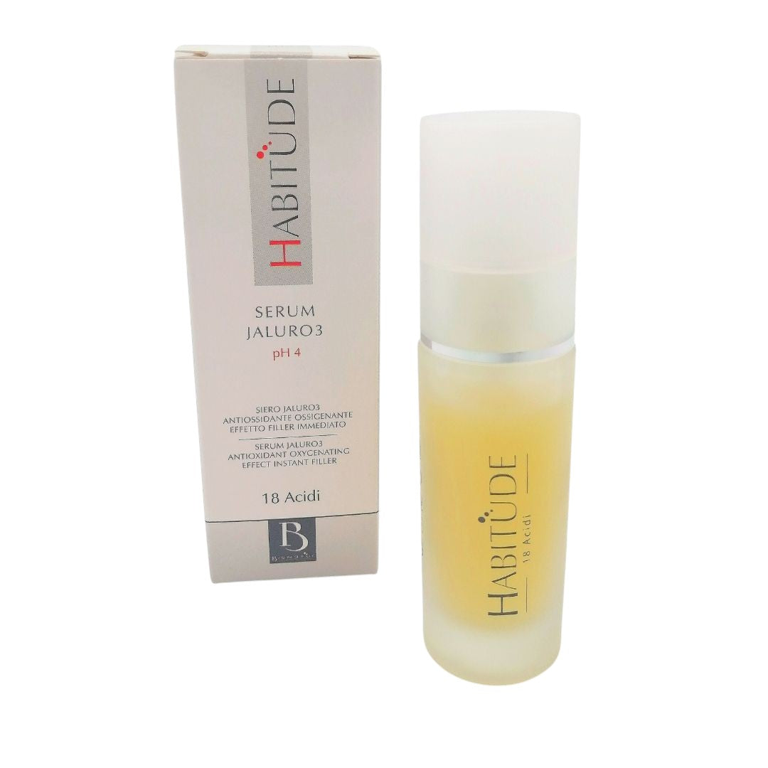 Habitude - SIERO JALURO 3 ANTIOSSIDANTE OSSIGENANTE EFFETTO FILLER IMMEDIATO 18 ACIDI 30 ml