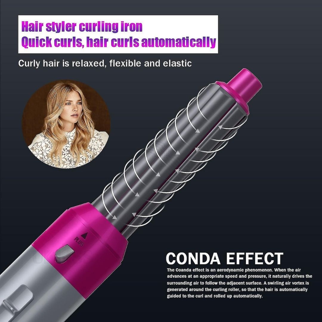 Professional 5 in 1 Asciugacapelli - HOT AIR STYLER ONE STEP