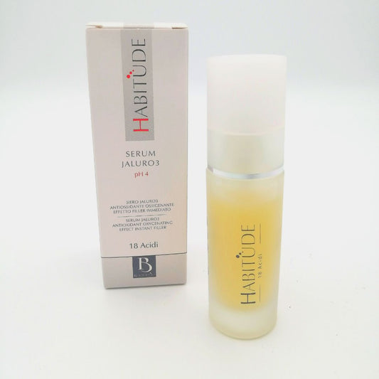 Habitude - SIERO JALURO 3 ANTIOSSIDANTE OSSIGENANTE EFFETTO FILLER IMMEDIATO 18 ACIDI 30 ml